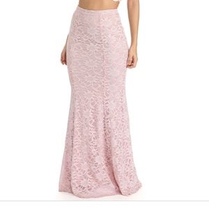 Two-piece formal gown